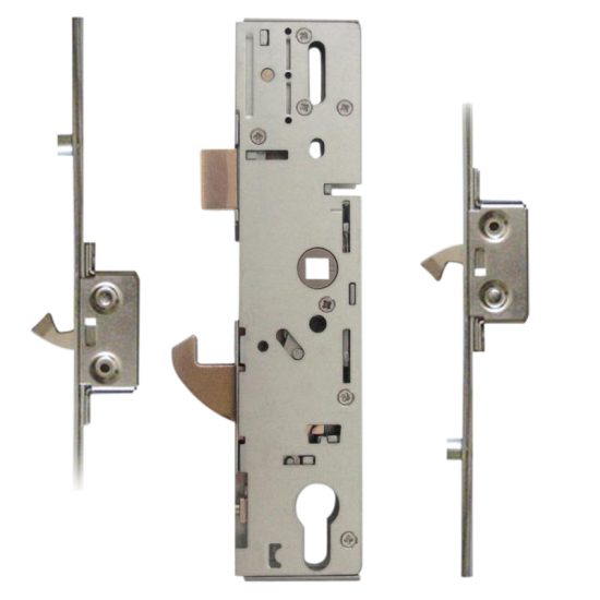 ERA 6635 85BB Lever Operated Latch & Hook Split Spindle 16mm - 2 Hook & 2 Roller 35/92 6635-00-85BB - Click Image to Close