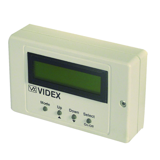VIDEX VX701 Digital Time Clock 7 Day VX701 - Click Image to Close