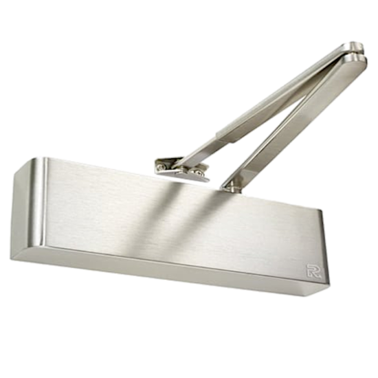 RUTLAND Fire Rated TS.9206 Door Closer Size EN 2-6 With Backcheck & Delayed Action Satin Nickel - Click Image to Close