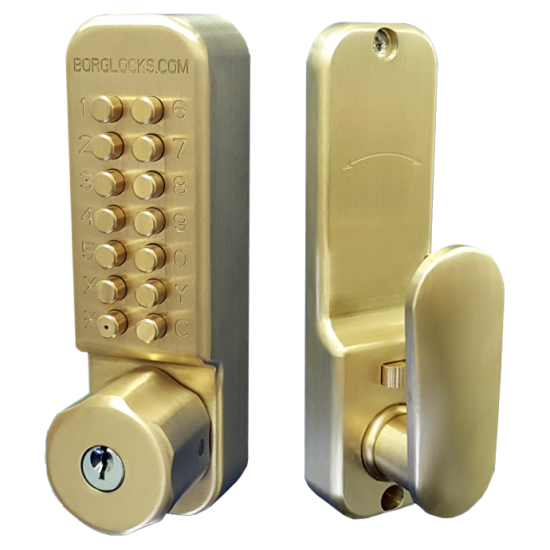 BORG LOCKS BL2701 Cu-Shield ECP Antimicrobial Easicode Pro Digital Lock With Key Override BL2701 Cu ECP - Click Image to Close