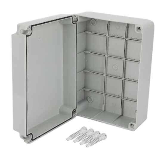 HAYDON MARKETING Junction Box IP65 Rated 300mm x220mm x120mm - Click Image to Close