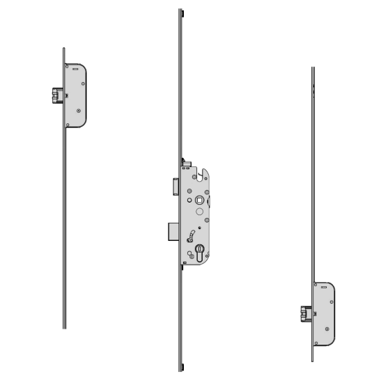 GU Secury Auto A2 1770 Multipoint Lock - 2 Deadlocks 35/92 - 6-37298-21-0-1 - Click Image to Close