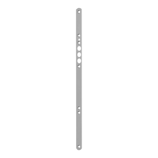 GU SECUREconnect 200 Faceplate UPVC - 16 x 2.5mm - Silver - Click Image to Close