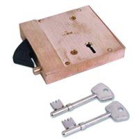 WILLENHALL LOCKS G10 5 Lever Gatelock with 2 keys 