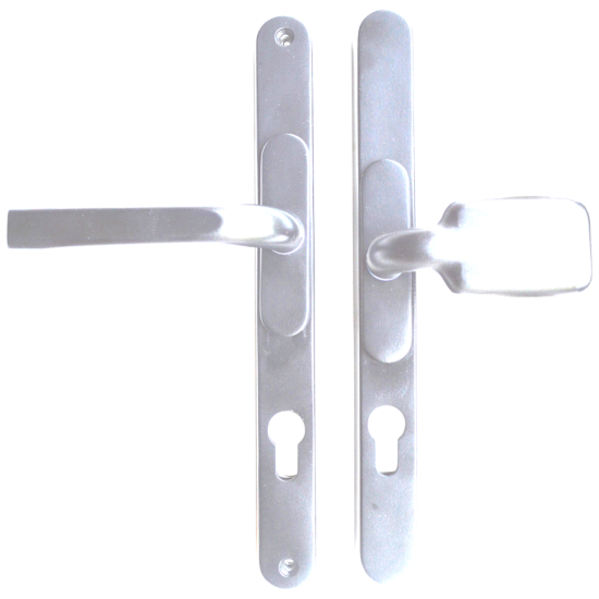CHAMELEON Pro XL Lever/Pad 59-96mm Centres Adaptable Handle Polished Silver - Click Image to Close