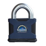 SQUIRE SS100S Stronghold Open Shackle Dual Cylinder Padlock Each Cylinder On Same Key/KA