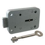 STUV Double Bitted Safe Lock 60mm Key
