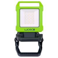 LUCECO Folding Clamp Work Light With Power Bank & USB Charging 1000 Lumen
