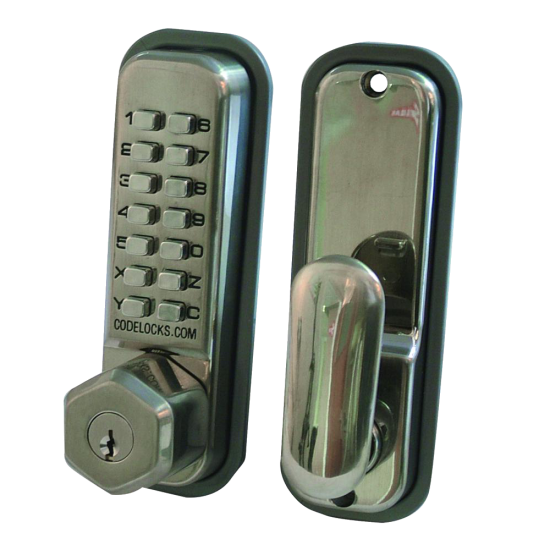 CODELOCKS CL255KO Series Digital Lock With Key Override CL255KO SC - Click Image to Close