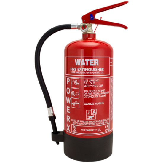 THOMAS GLOVER PowerX Fire Extinguisher - Water With Additive 3L 3L - Click Image to Close