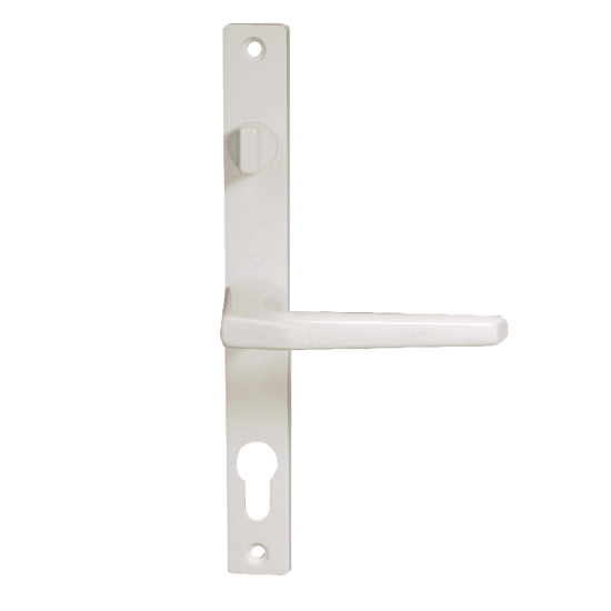HOPPE UPVC Lever Door Furniture To Suit Fullex c/w Snib 68mm Centres White - Click Image to Close
