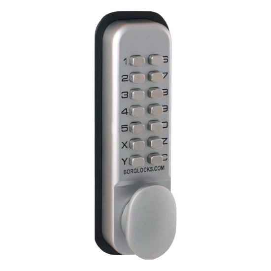 BORG LOCKS BL2201 Digital Lock With Optional Holdback Inside Handle And 60mm Latch BL2201 - Click Image to Close