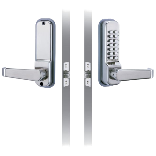 CODELOCKS CL410 Digital Lock With Tubular Mortice Latch CL410 CL410 SS - Click Image to Close