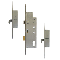 FULLEX Crimebeater 20mm Lever Operated Latch & Deadbolt Twin Spindle - 2 Hook 55/92-62 - 20mm Faceplate