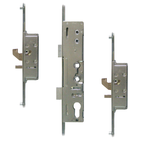 MILA Master Lever Operated Latch & Deadbolt Twin Spindle - 2 Hook & 4 Roller 35/92-62 - Click Image to Close