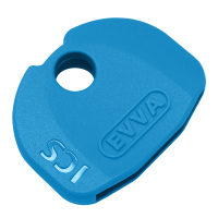 EVVA ICS Coloured Key Caps Azure Blue 0043521926