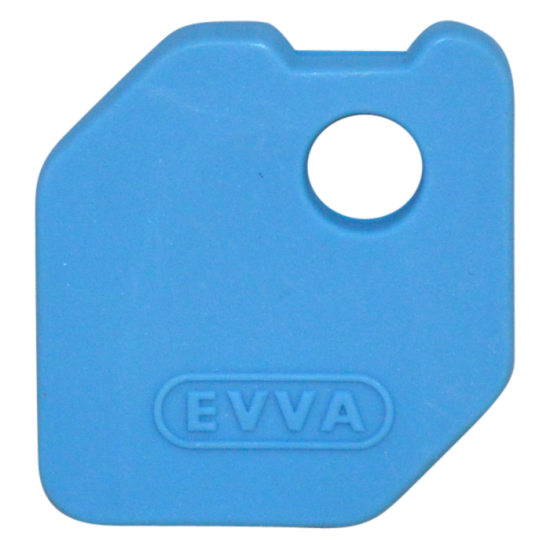 EVVA EPS Coloured Key Caps Azure Blue 0043522493 - Click Image to Close