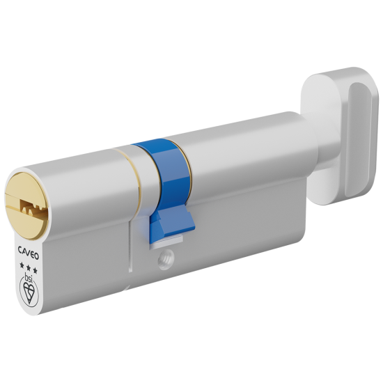 CAVEO TS007 3* Key & Turn Euro Dimple Cylinder 80mm 35(Ext)/45 (30/10/40T) KD - Click Image to Close