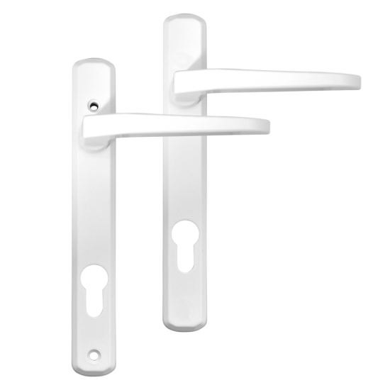 AVOCET 92 Lever/Lever UPVC Furniture - 160mm Fixings White - Click Image to Close