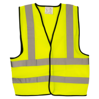WARRIOR Hi Vis Yellow Safety Vest L