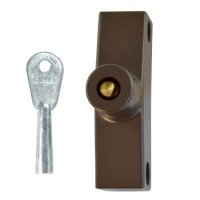 ERA 801 & 802 Automatic Window Snap Lock BRN Std Key 1 Lock + 1 Key Visi