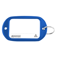 KEVRON ID10 Jumbo Key Tags Bag of 50 Assorted Colours Blue x 50