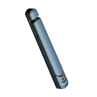 JACKLOC Inline Espag Handle With 50mm Spindle Grey