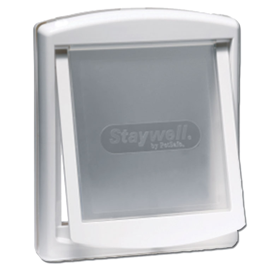 STAYWELL Pet Door 700 Series Cat Flap 198mm X 236mm White - Click Image to Close