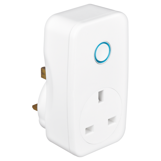 LUCECO 13A Power Adaptor With Smart Home Control White - Click Image to Close