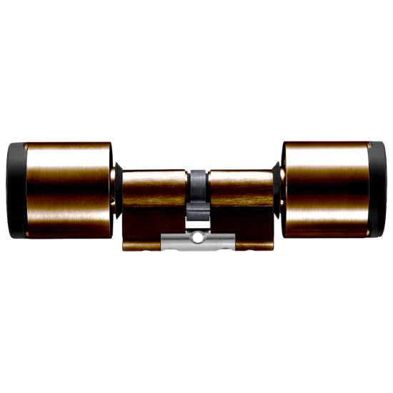 EVVA AirKey Euro Double Proximity - Proximity Cylinder Sizes 62mm to 92mm Patina Brown (Bronze) - Click Image to Close