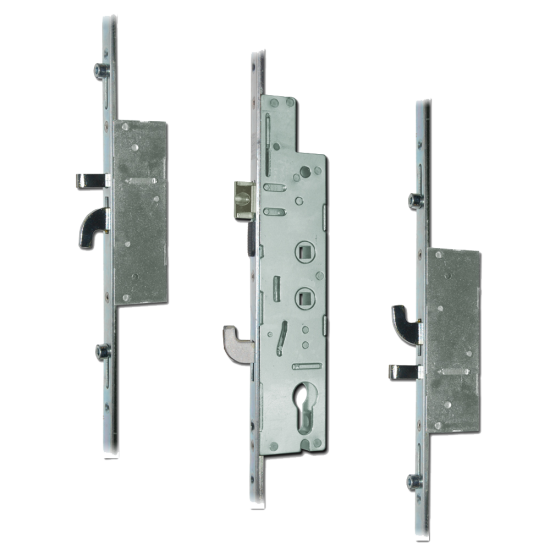 FULLEX XL Lever Operated Latch & Hookbolt Twin Spindle - 2 Hook, 2 Anti-Lift & 4 Roller 35/92-62 - Click Image to Close