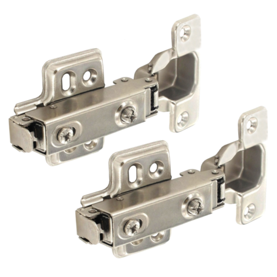 ASEC Concealed Soft Close Cabinet Hinge (1 Pair) 35mm BZP - Click Image to Close