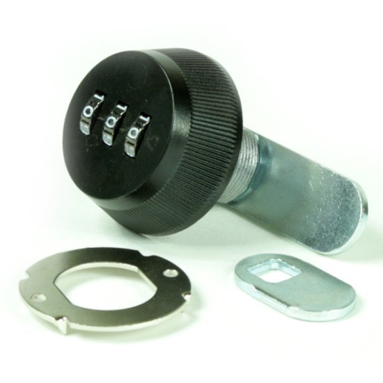 Combi-Cam Lock 16mm BLACK - Click Image to Close