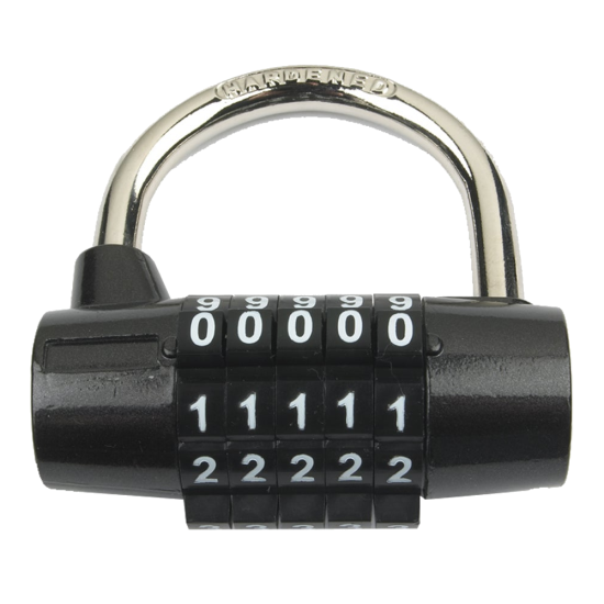 YALE Y160 48mm Combination Padlock Black - Click Image to Close