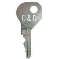 D&D Spare Wafer Key for MagnaLatch Gate Lock MKEYDUP-SW