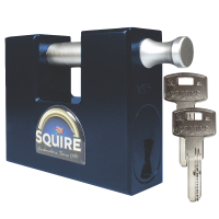 SQUIRE WS75S Elite Dimple Cylinder Container Sliding Shackle Padlock KD Boxed