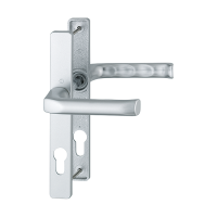 HOPPE London 72mm UPVC Lever Door Furniture 113/200LM 72mm Centres Silver