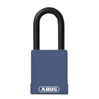 ABUS 74 Series Lock Out Tag Out Coloured Aluminium Padlock Blue