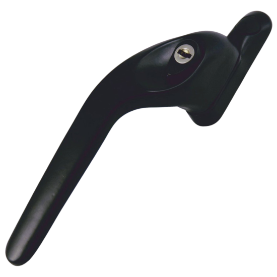 ASEC Offset Window Handle LH Black - Click Image to Close