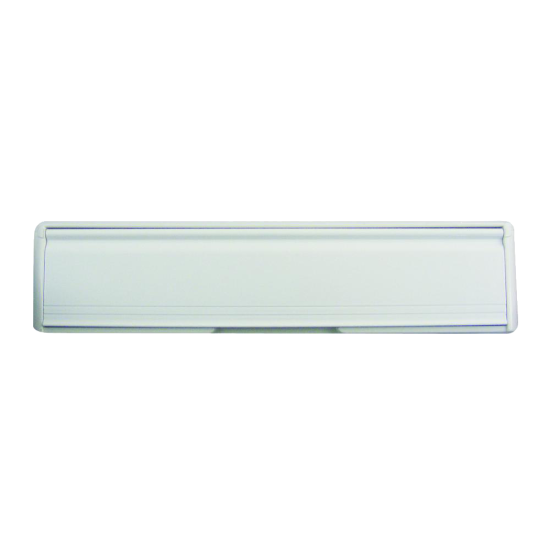 UPVC Letter Box - 305mm Wide 300mm White - Click Image to Close