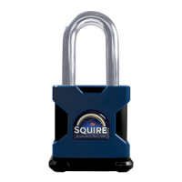 SQUIRE Stronghold Long Shackle Padlock Body Only To Take Scandinavian Oval Insert 65mm Slot