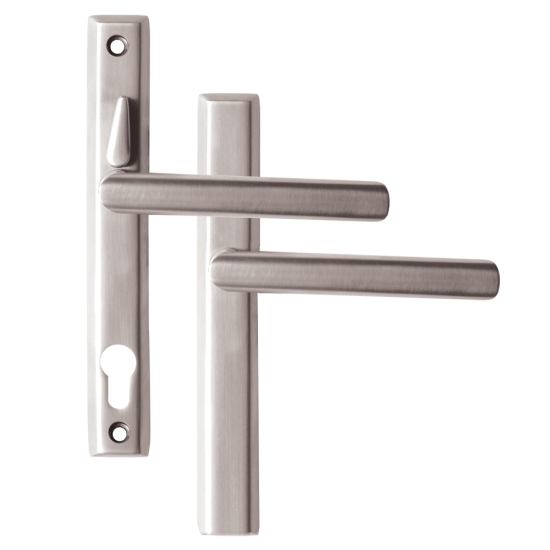 LOXTA Stealth Double Locking Lever Handle (Blank External) - 211mm 92PZ Polished Silver - Click Image to Close