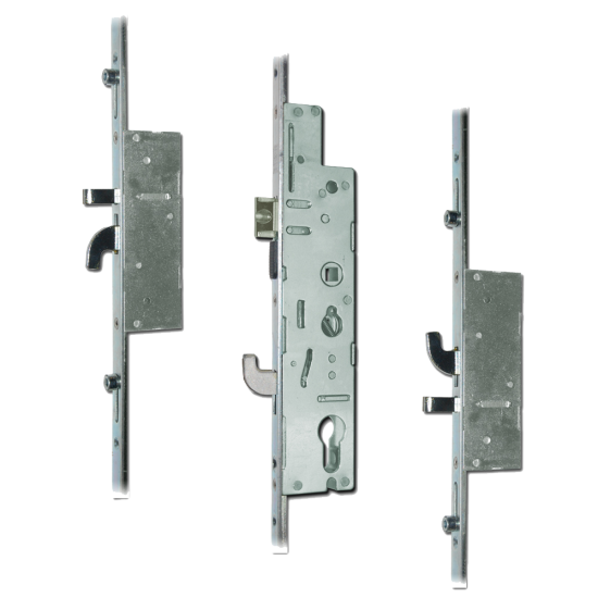 FULLEX XL Lever Operated Latch & Hookbolt - 2 Hook, 2 Anti-Lift & 4 Roller 35/92 - Click Image to Close