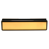 UPVC Letter Box - 305mm Wide 300mm Gold