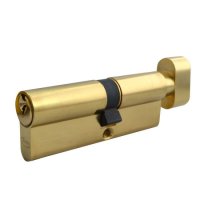 ASEC 5-Pin Euro Key & Turn Cylinder 100mm 60/T40 (55/10/T35) KD PB