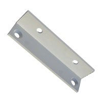 GEZE OL Line Angled Fixing Plate To Suit Timber Frames White