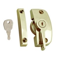 ASEC Window Pivot Lock Gold Locking With 8.5mm Keep