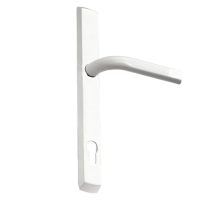 MILLENCO Lever/Lever Sprung Handle 117mm Centres White