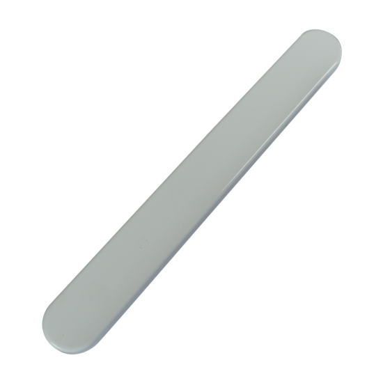 HOPPE Birmingham External Blank Plate 215mm Screw Centres White - Click Image to Close