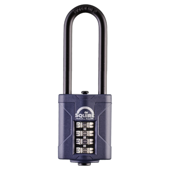 SQUIRE CP40 Series Recodable 40mm Combination Padlock Long Shackle Boxed - Click Image to Close